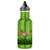 Flamingo's In Het Gras Waterfles (Rechts)