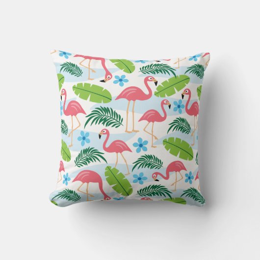 Flamingos in het Sierkussen Paradise (Voorkant)