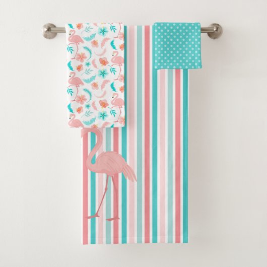 Flamingos in Love Bad Handdoek (Insitu)