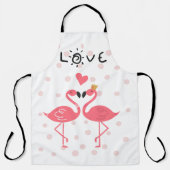 Flamingos in Love Schort (Voorkant)