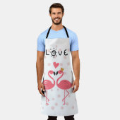 Flamingos in Love Schort (Gedragen)