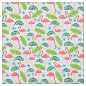 Flamingos in Paradise Fabric Stof (Swatch)