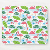 Flamingos in Paradise Mousepad Muismat (Voorkant)