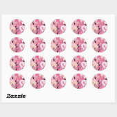Flamingo's in roze Sticker (Vel)