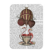 Flamingos in Teacup Magneet (Verticaal)