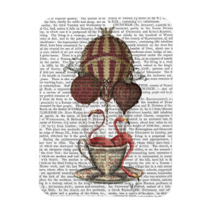 Flamingos in Teacup Magneet