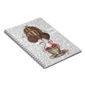 Flamingos in Teacup Notitieboek (Rechterzijde)