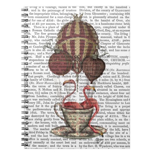 Flamingos in Teacup Notitieboek (Voorkant)