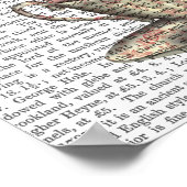 Flamingos in Teacup Poster (Hoek)