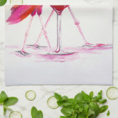Flamingos in wijn theedoek (Gevouwen)