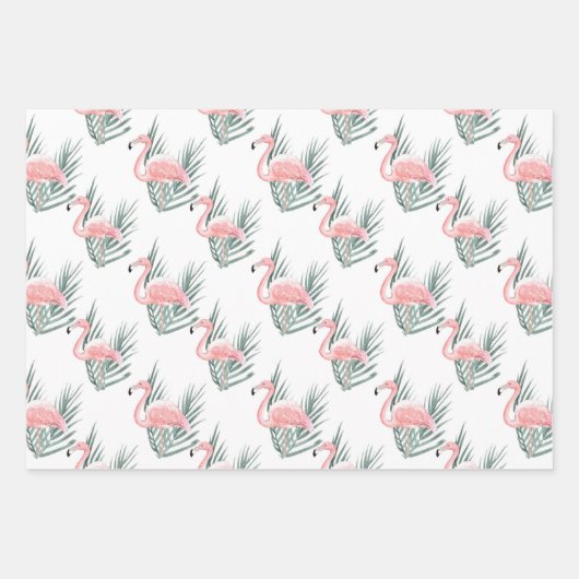 Flamingos Inpakpapier Vel (Voorkant 2)