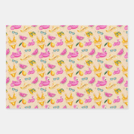 Flamingos Inpakpapier Vel