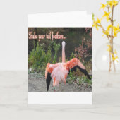 Flamingo's Kaart (Gele Bloem)