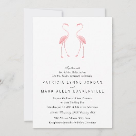 Flamingos Kaart (Voorkant)