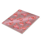 Flamingo's Keramische Tegels Tegeltje (Zijkant)