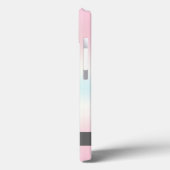  Flamingo's Kerstman Hoed Holografisch Iridescent  Case-Mate iPhone Case (Achterkant / Links)