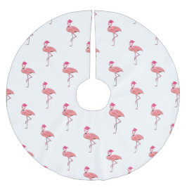 Flamingo's Kerstman Patroon Kerstboom Rok