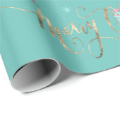 Flamingo's Kerstmannetjeshoed Cadeaus Sneeuwvlokk Cadeaupapier (Rol Hoek)