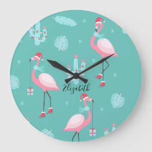 Flamingo's Kerstmannetjeshoed Cadeaus Sneeuwvlokk Grote Klok