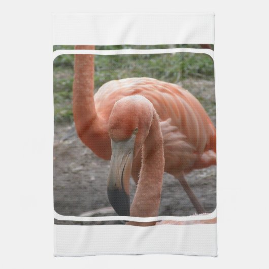 Flamingos Kitchen Towel Theedoek (Verticaal)