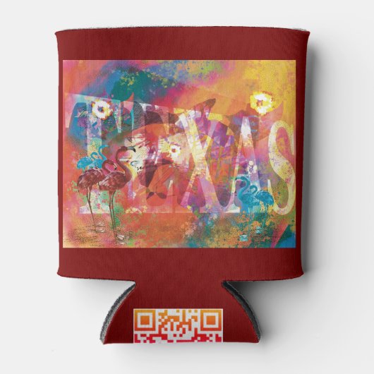 Flamingo's Koelbox Blikjeskoeler (Voorkant)