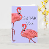 Flamingos komt snel goed kaart (Gele Bloem)