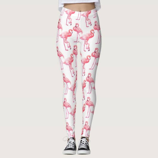Flamingos Leggings (Voorkant)
