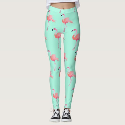 Flamingos Leggings (Voorkant)