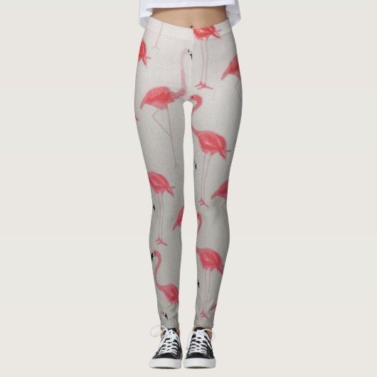 Flamingo's Leggings (Voorkant)