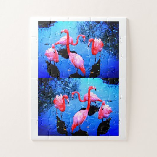 Flamingos Legpuzzel (Verticaal)