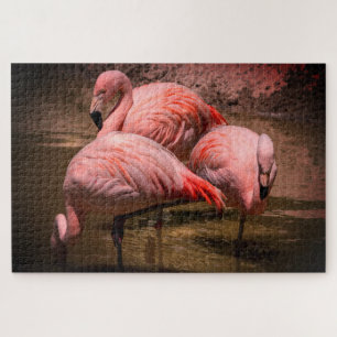 Flamingos Legpuzzel