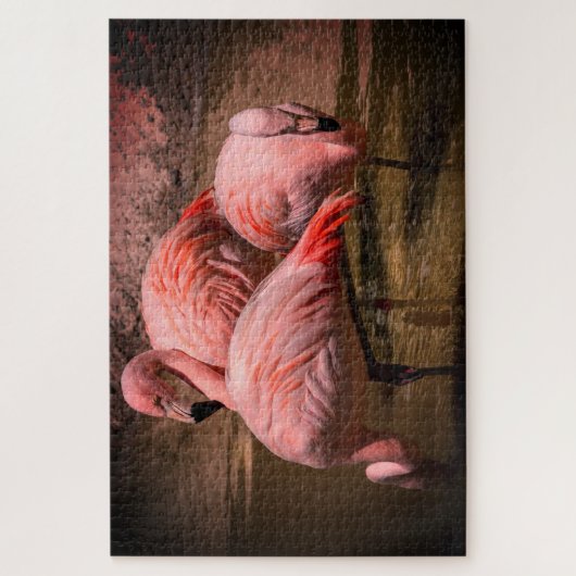 Flamingos Legpuzzel (Verticaal)