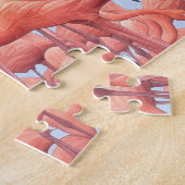 Flamingo's, Legpuzzel, 20 bij 25 cm, 110 stuks Legpuzzel (Zijkant)