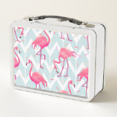 Flamingo's Lichtgrijs: tropisch. (Achterkant)