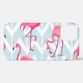 Flamingo's Lichtgrijs:  tropisch. Case-Mate iPhone Case (Achterkant (horizontaal))