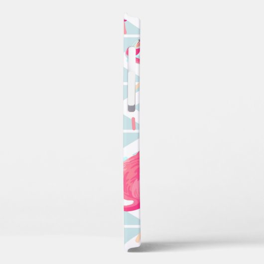 Flamingo's Lichtgrijs:  tropisch. Case-Mate iPhone Case (Achterkant / Links)