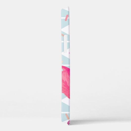 Flamingo's Lichtgrijs:  tropisch. Case-Mate iPhone Case (Achterkant / Rechts)