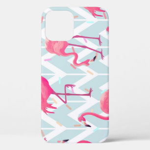 Flamingo's Lichtgrijs:  tropisch. Case-Mate iPhone Case