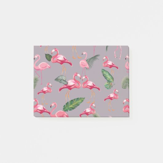 Flamingo's Liefdespatroon 6 Post-it® Notes (Voorkant)