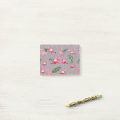 Flamingo's Liefdespatroon 6 Post-it® Notes (Op bureau)
