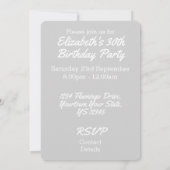 Flamingos Love Invitation vertical Kaart (Achterkant)