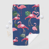 Flamingos Love Pattern 2 Golfhanddoek (Insitu)