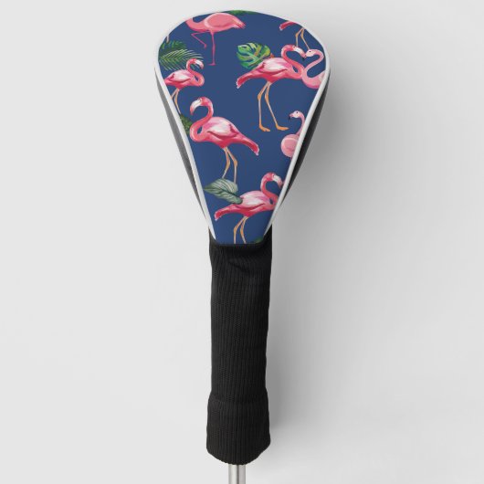 Flamingos Love Pattern 2 Golfheadcover (Voorkant)