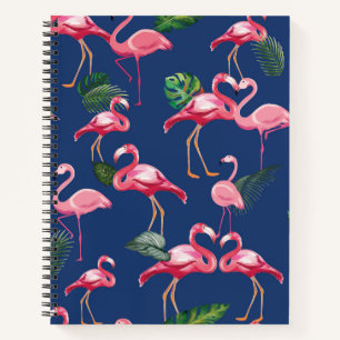 Flamingos Love Pattern 2 Notitieboek