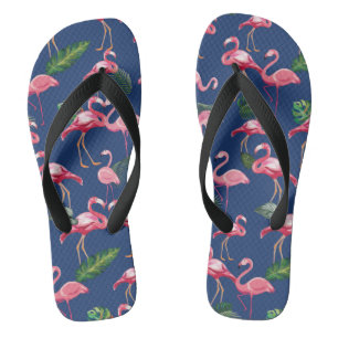 Flamingos Love Pattern 2 Teenslippers
