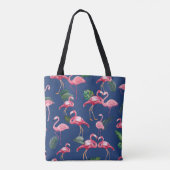 Flamingos Love Pattern 2 Tote Bag (Achterkant)