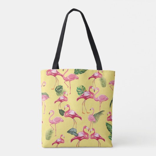 Flamingos Love Pattern 3 Tote Bag (Achterkant)