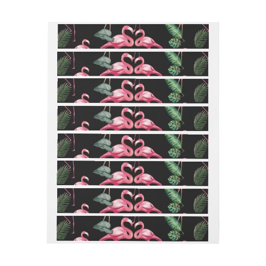 Flamingos Love Pattern 4 (Vel)