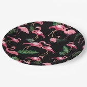 Flamingos Love Pattern 4 Papieren Bordje (Gekanteld)