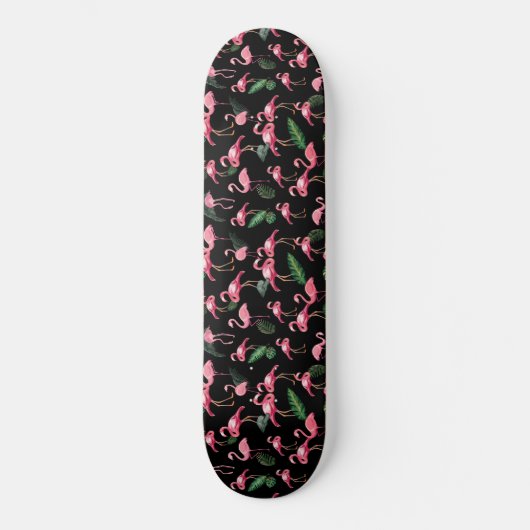 Flamingos Love Pattern 4 Persoonlijk Skateboard (Voorkant)